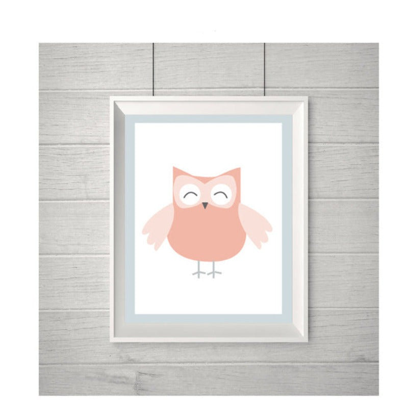 Love Owl - Canvas Wall Art Painting