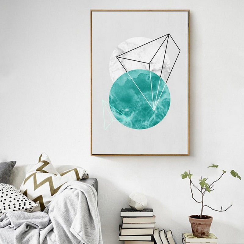 Geometric Nordic - Canvas Wall Art Painting