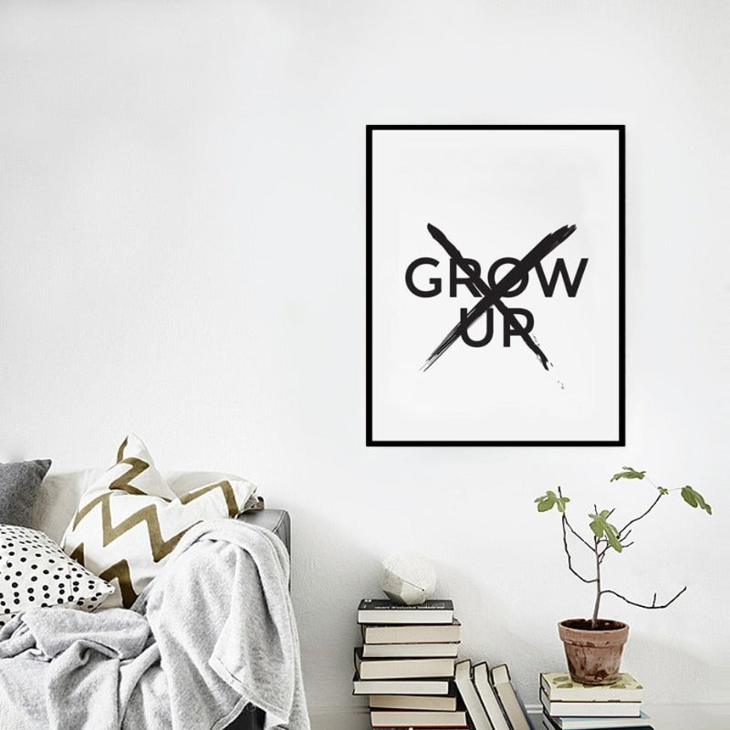 Don't Wanna Grow Up - Canvas Wall Art Painting