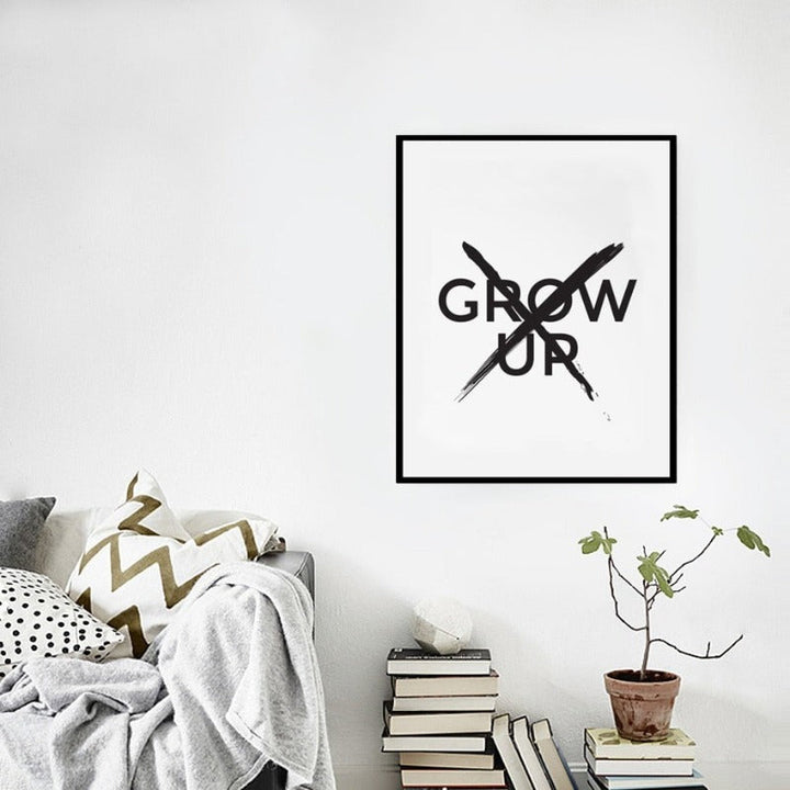 Don't Wanna Grow Up - Canvas Wall Art Painting