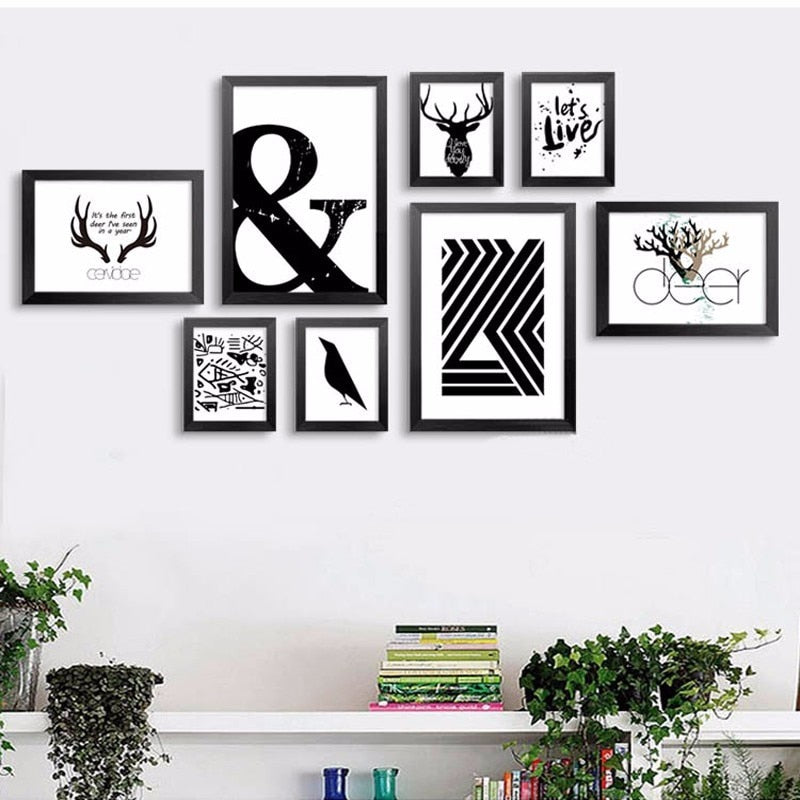 Let's Live Deer - Canvas Wall Art Painting