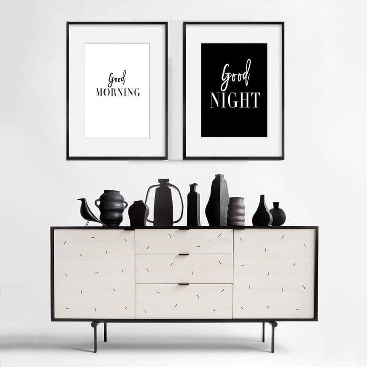 Good Morning Good Night - Canvas Wall Art Painting