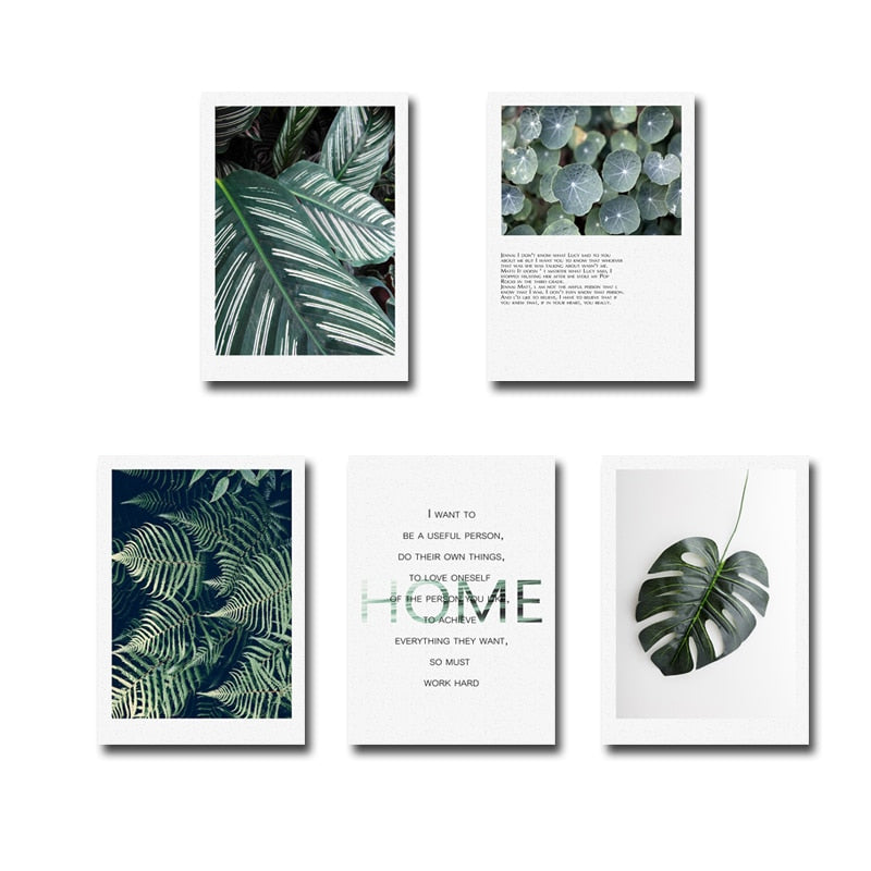 Green Leaves Life - Canvas Wall Art Painting