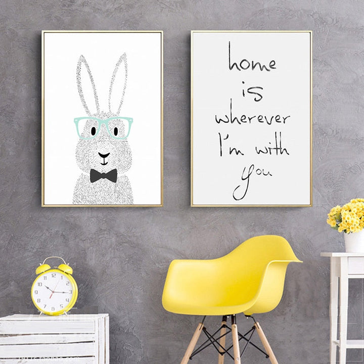 Sweet Home is Where I am With You - Canvas Wall Art Painting