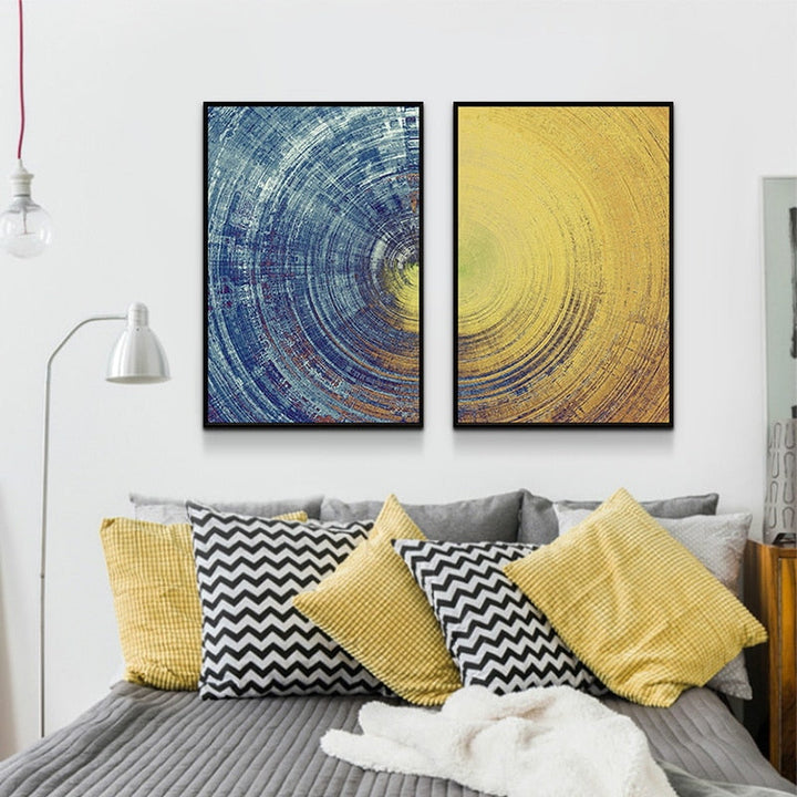 Deep Circles - Canvas Wall Art Paintings
