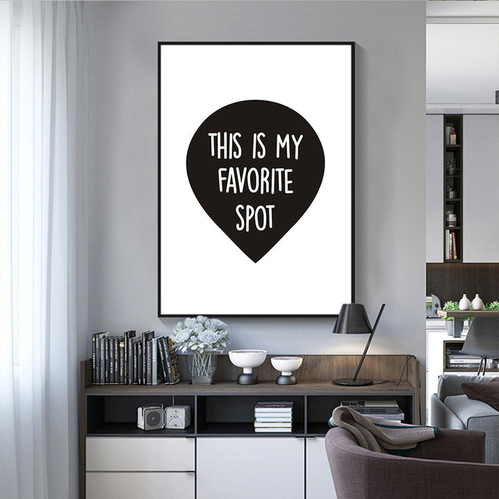 This is My Favorite Spot - Canvas Wall Art Painting