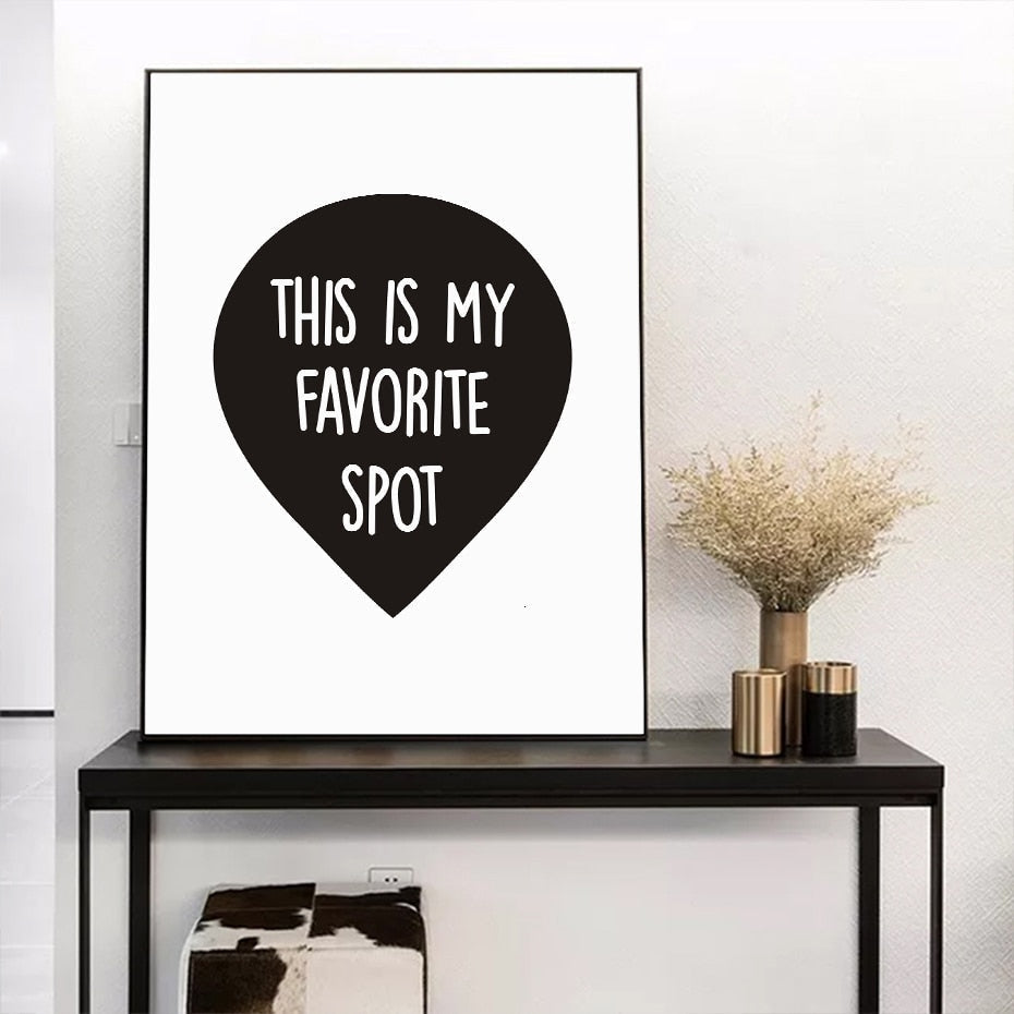 This is My Favorite Spot - Canvas Wall Art Painting