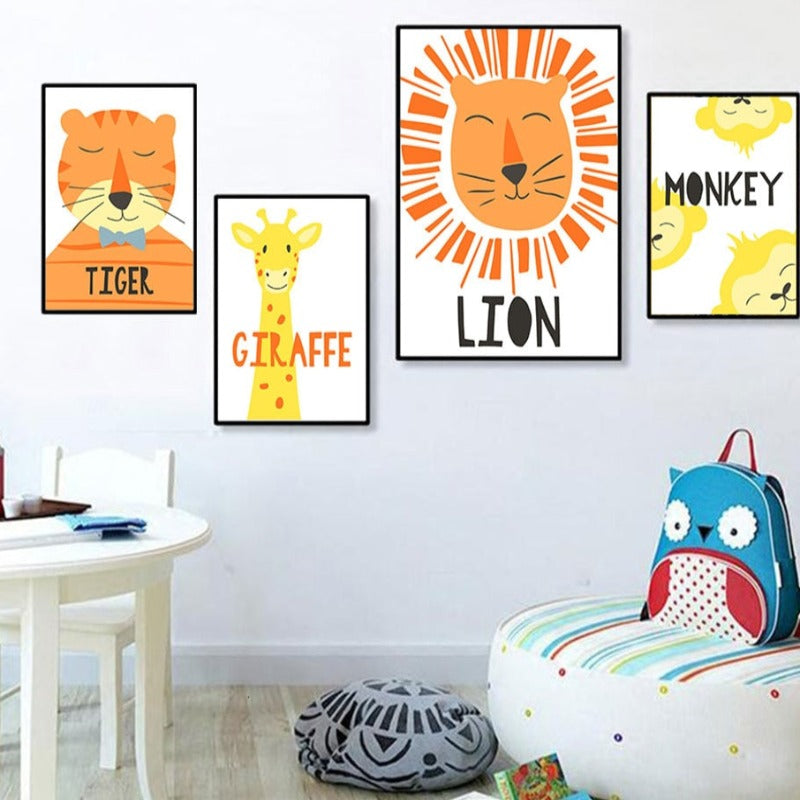 Friendly Faces - Canvas Wall Art Painting