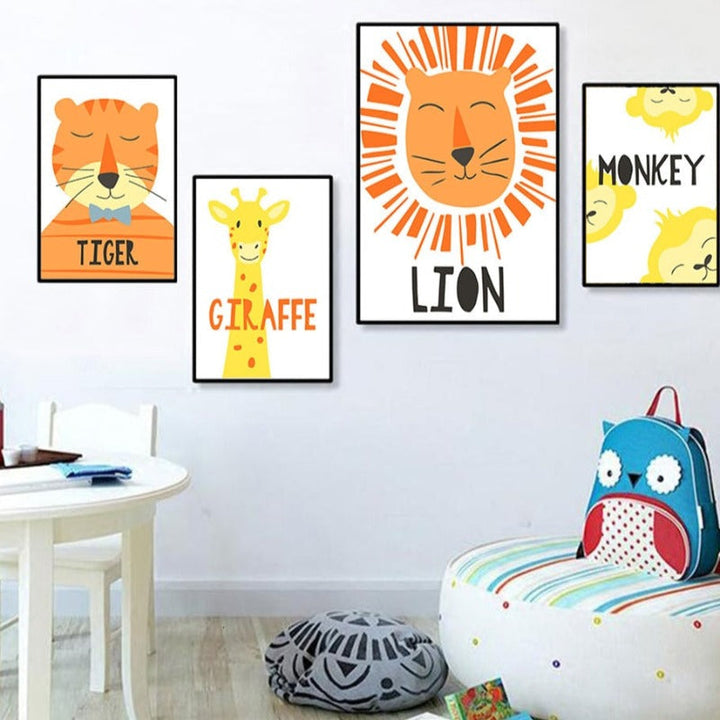 Friendly Faces - Canvas Wall Art Painting
