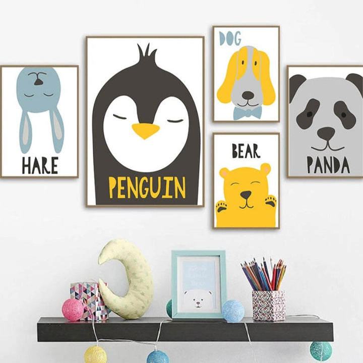 Friendly Faces - Canvas Wall Art Painting