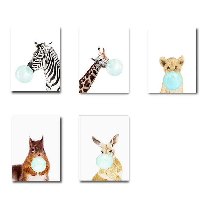 Lovely Nursery Wall Art - Canvas Wall Art Painting