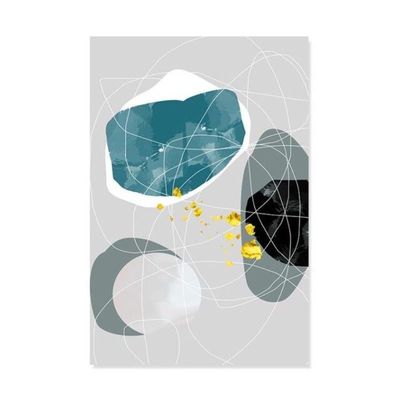 Geometric Colorful Designs - Canvas Wall Art Painting