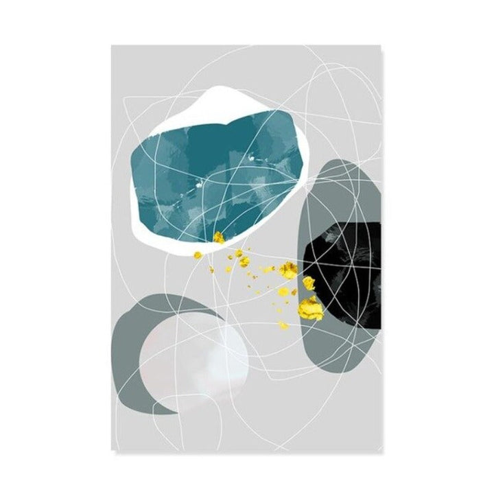 Geometric Colorful Designs - Canvas Wall Art Painting