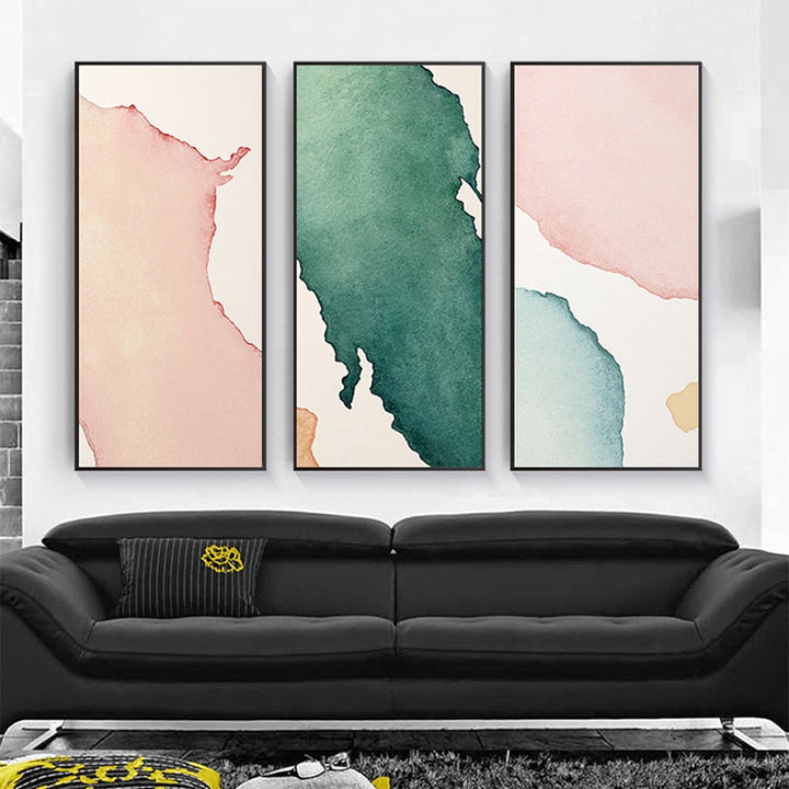 Watercolor Abstract - Canvas Wall Art Painting