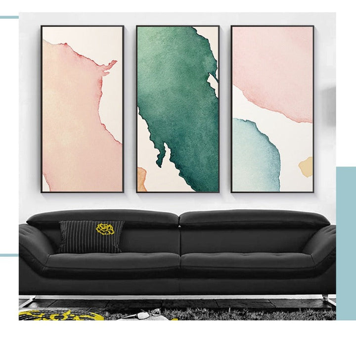 Watercolor Abstract - Canvas Wall Art Painting