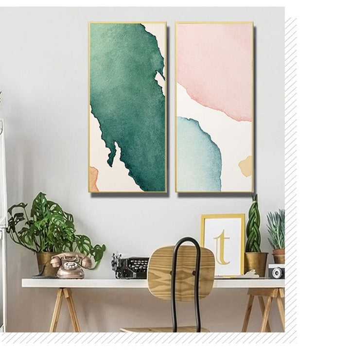 Watercolor Abstract - Canvas Wall Art Painting