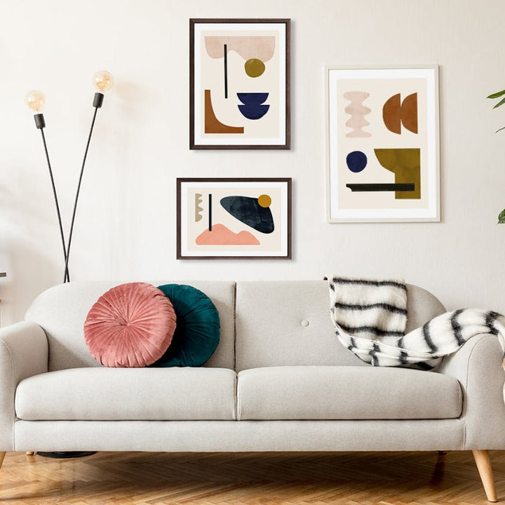 Geometric Abstract Scandinavia Gallery - Canvas Wall Art Painting