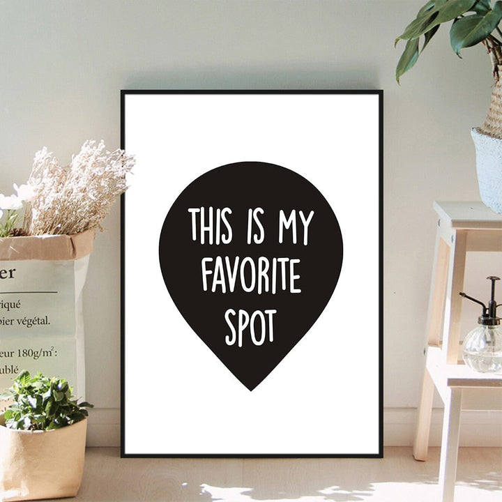 This is My Favorite Spot - Canvas Wall Art Painting