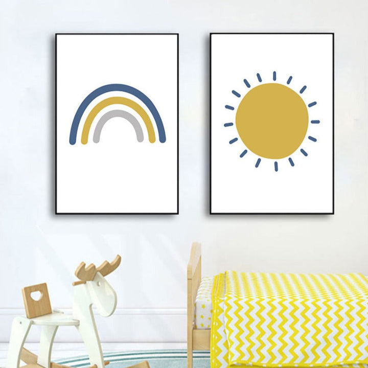 Sunny Rainbow - Canvas Wall Art Painting