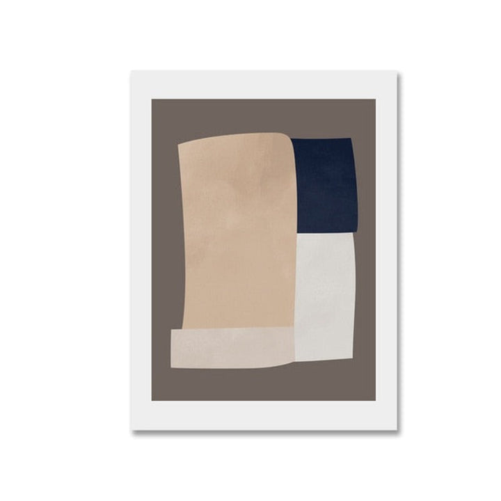 Geometric Europe Figure - Canvas Wall Art Painting
