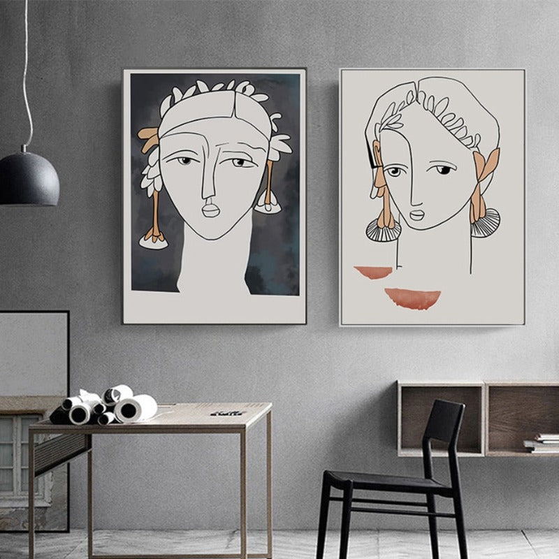 Exotic Female Figures - Canvas Wall Art Painting