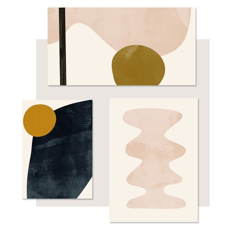 Geometric Abstract Scandinavia Gallery - Canvas Wall Art Painting
