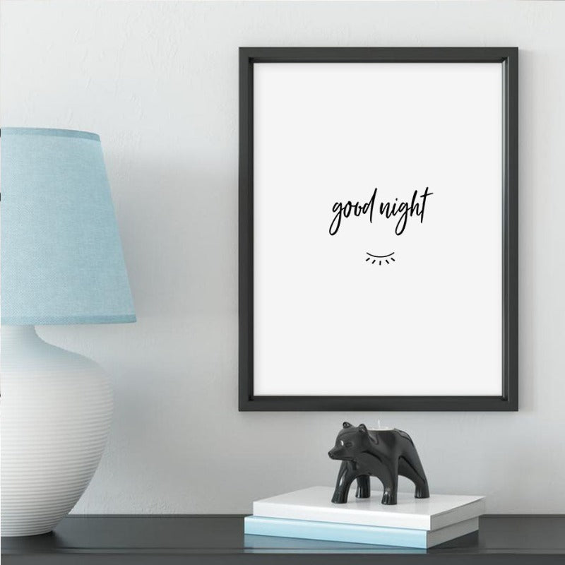 Good Morning And Good Night Eyes - Canvas Wall Art Painting