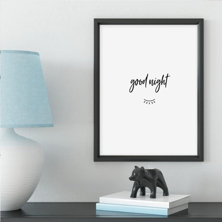 Good Morning And Good Night Eyes - Canvas Wall Art Painting