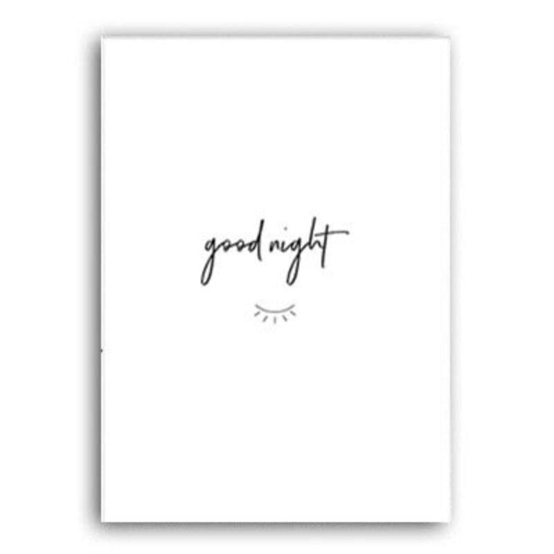 Good Morning And Good Night Eyes - Canvas Wall Art Painting