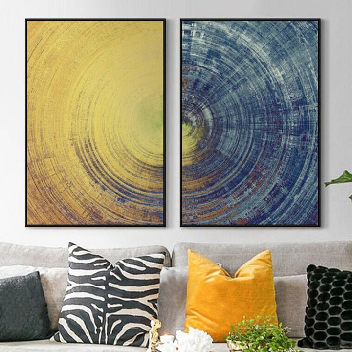 Deep Circles - Canvas Wall Art Paintings