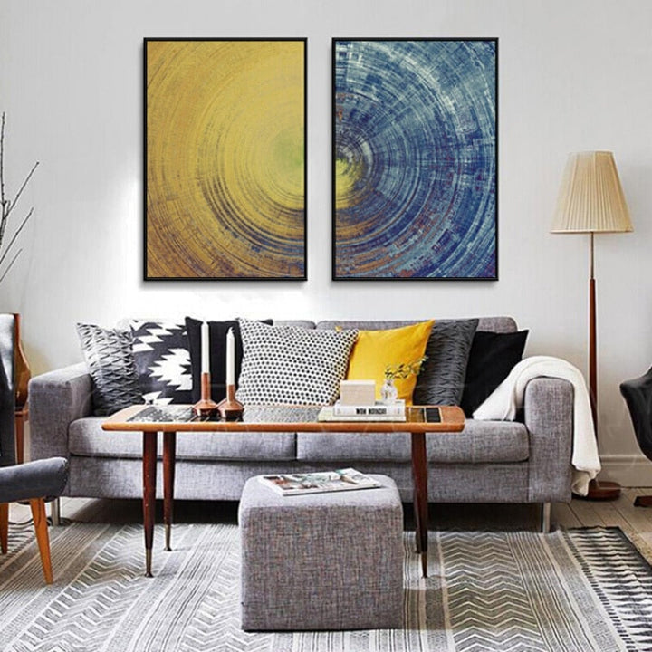 Deep Circles - Canvas Wall Art Paintings