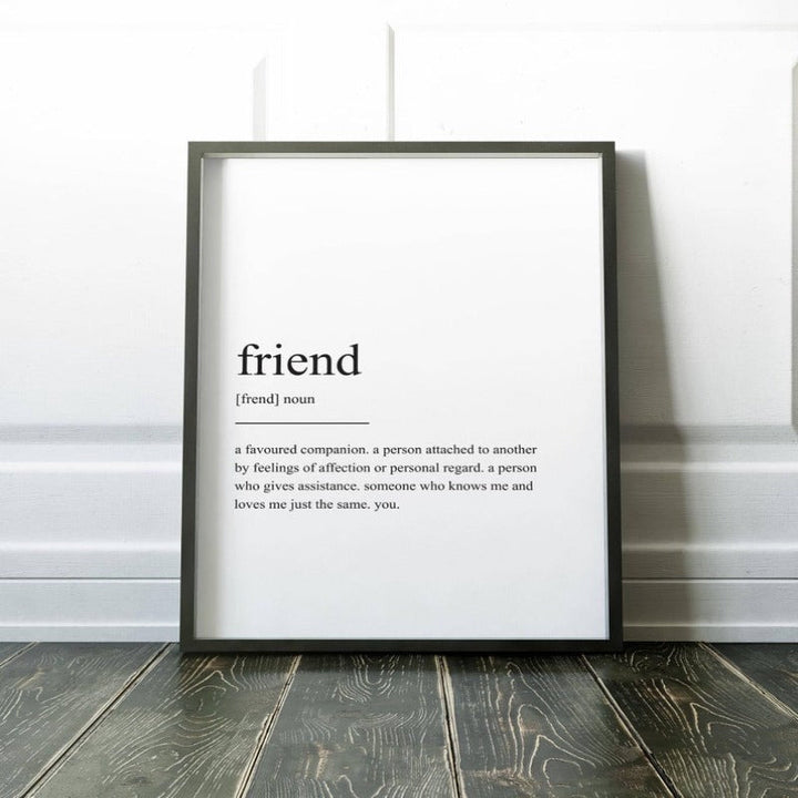Minimalist Dream Life Definition Quotes - Canvas Wall Art Painting