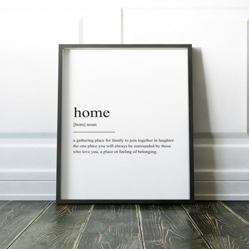 Minimalist Dream Life Definition Quotes - Canvas Wall Art Painting