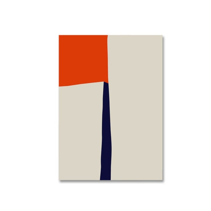 Geometric Colorful Prints Poster Nordic - Canvas Wall Art Painting