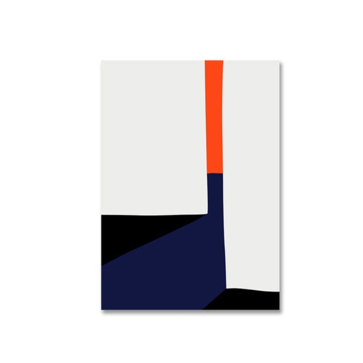 Geometric Colorful Prints Poster Nordic - Canvas Wall Art Painting