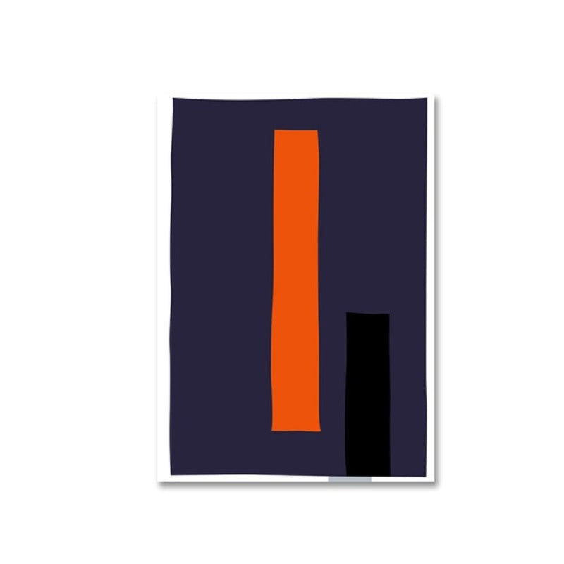 Geometric Colorful Prints Poster Nordic - Canvas Wall Art Painting