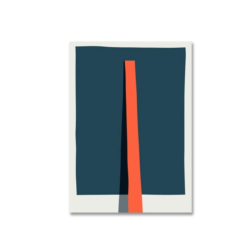 Geometric Colorful Prints Poster Nordic - Canvas Wall Art Painting