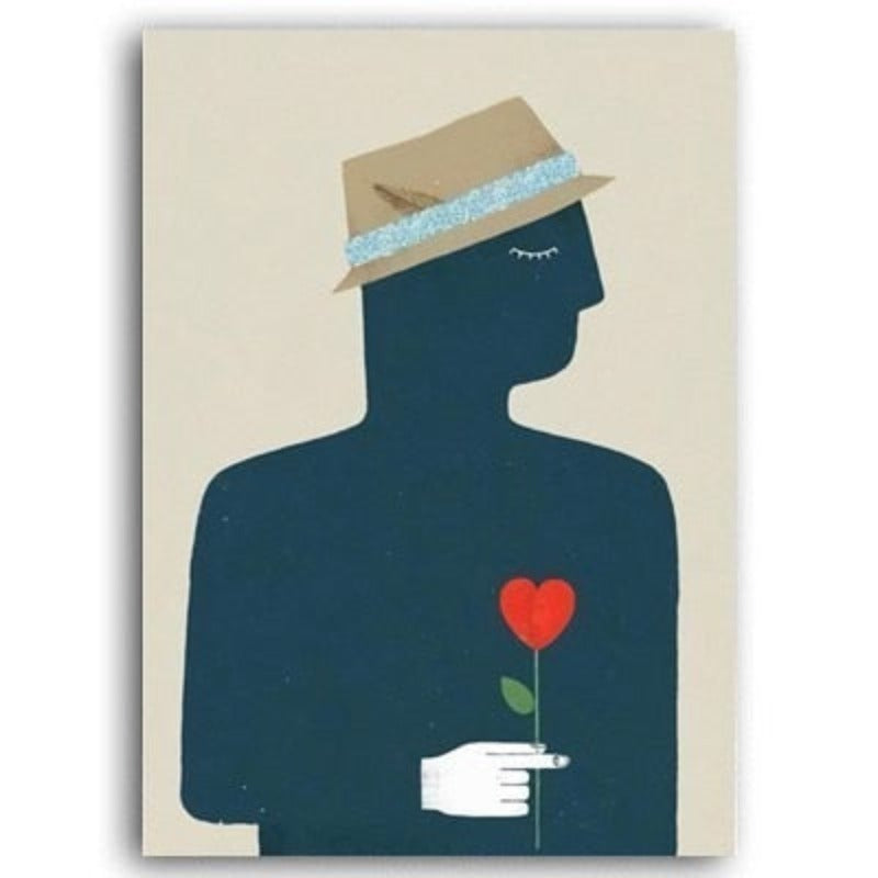 Fashion Flower Girl - Canvas Wall Art Painting