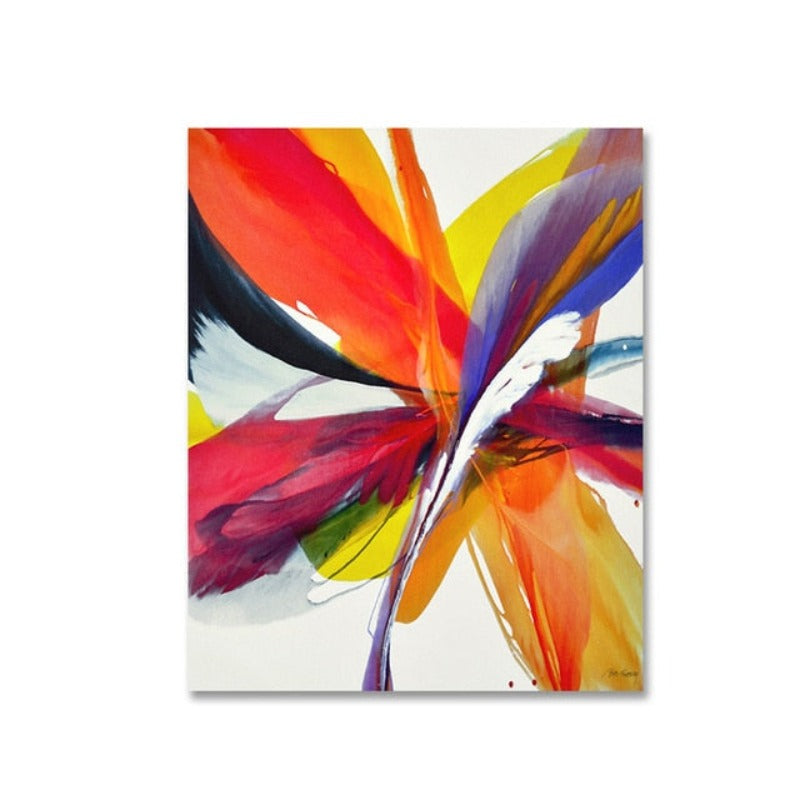 Feathers of Hope Colorful HD - Canvas Wall Art Painting