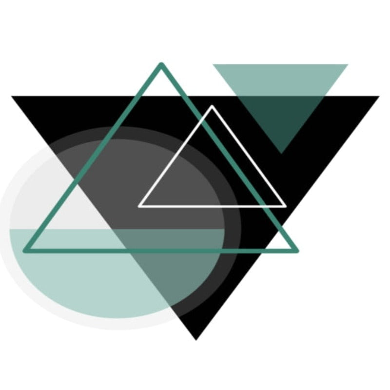 Geometric In Black - Canvas Wall Art Painting