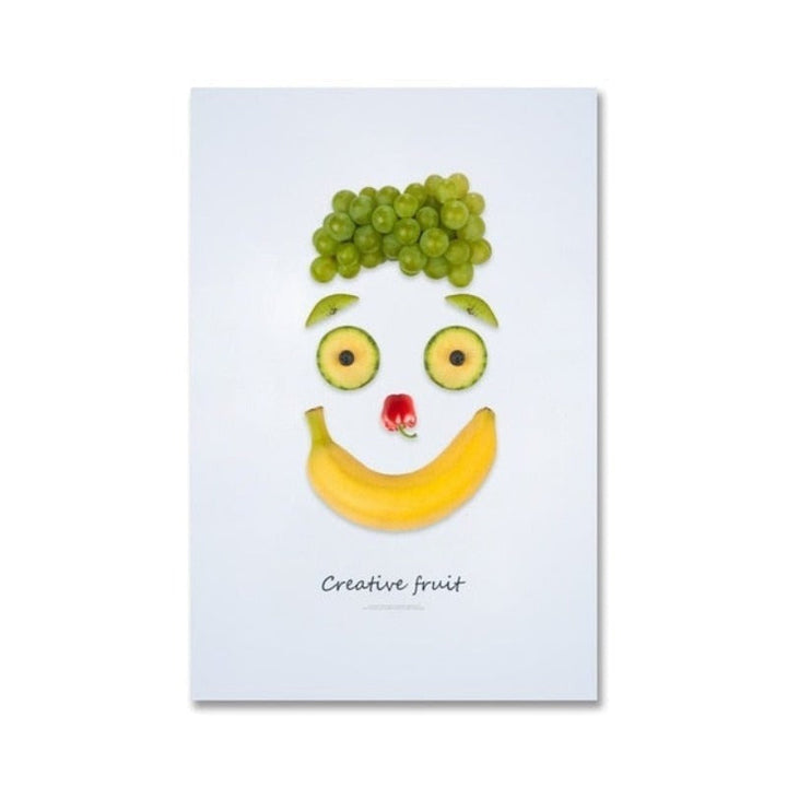 Dancing Cool Fruits - Canvas Wall Art Painting