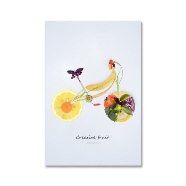 Dancing Cool Fruits - Canvas Wall Art Painting