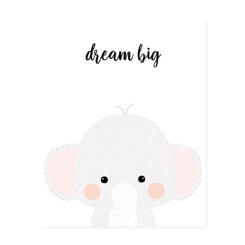 Sweet Wondland Animals - Canvas Wall Art Painting