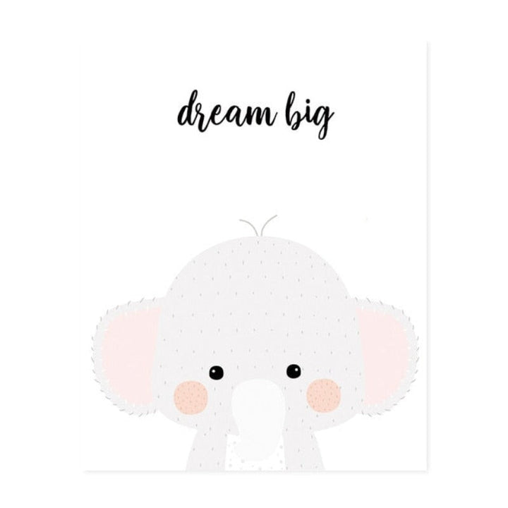 Sweet Wondland Animals - Canvas Wall Art Painting