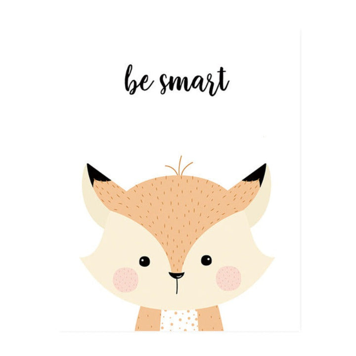 Sweet Wondland Animals - Canvas Wall Art Painting