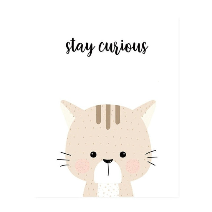 Sweet Wondland Animals - Canvas Wall Art Painting