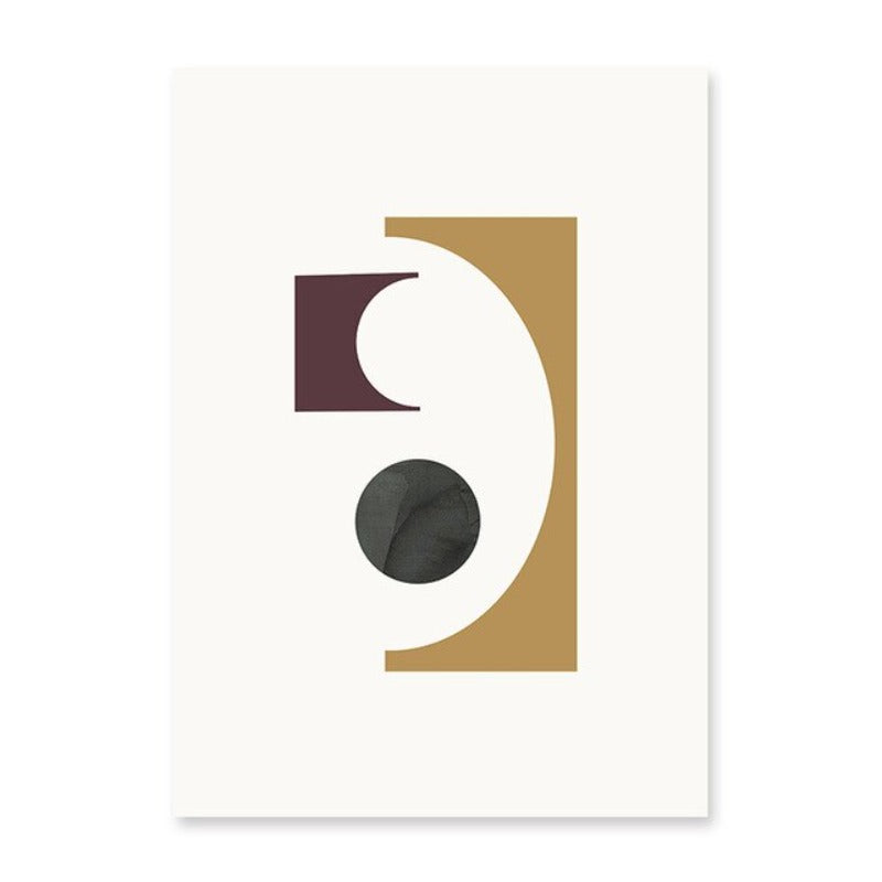 Geometric Graphic Abstract Minimalist Gallery  - Canvas Wall Art Painting