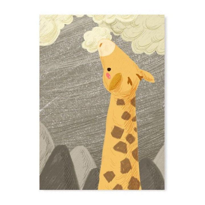 Cartoon Animals Nursery - Canvas Wall Art Painting