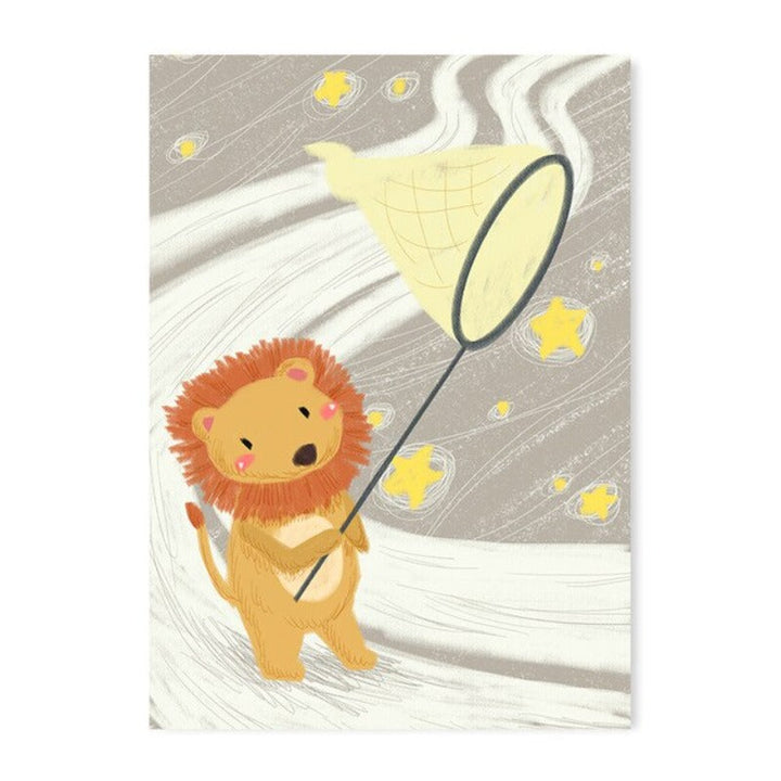 Cartoon Animals Nursery - Canvas Wall Art Painting
