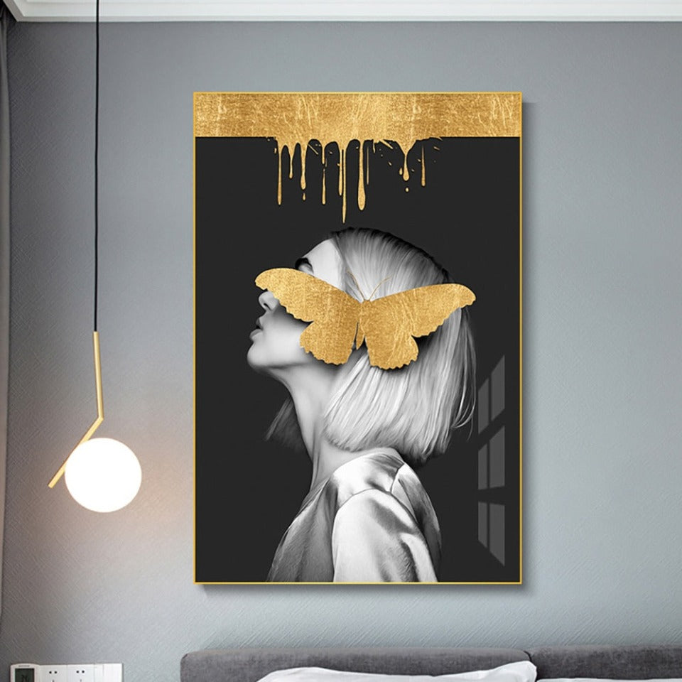 Fashion Woman - Canvas Wall Art Painting